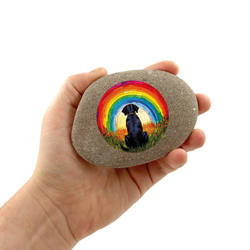 Rainbow Labrador Black Pebble